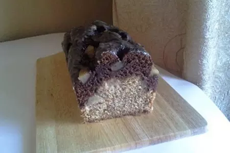 Кекс банановый с грушей и орехами постный: шаг 1