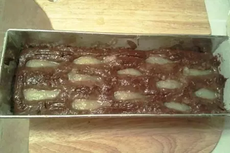 Кекс банановый с грушей и орехами постный: шаг 4
