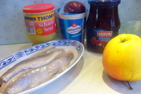 Селедочка в розовом: шаг 1
