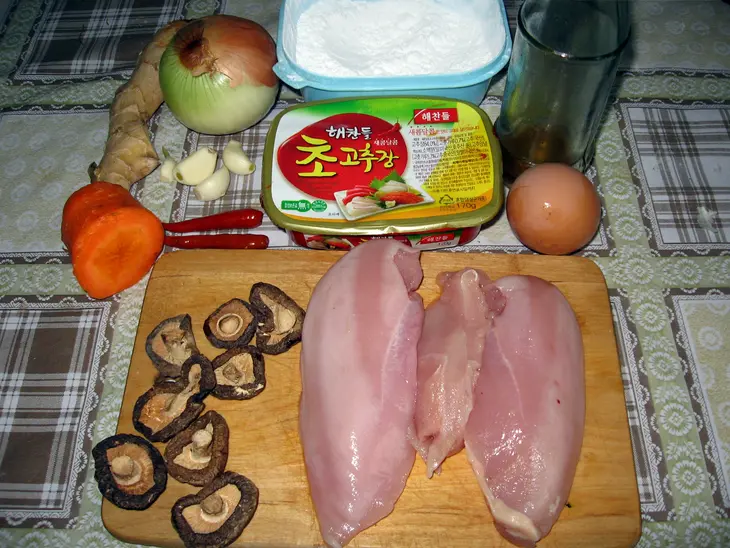 Жареные кусочки курицы по китайски: шаг 1