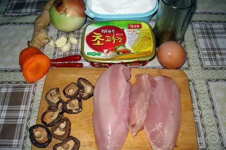 Жареные кусочки курицы по китайски: шаг 1