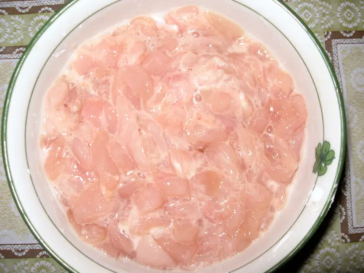 Жареные кусочки курицы по китайски: шаг 2