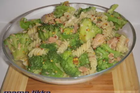Салат  (nudelsalat)из макарон с тунцом: шаг 5