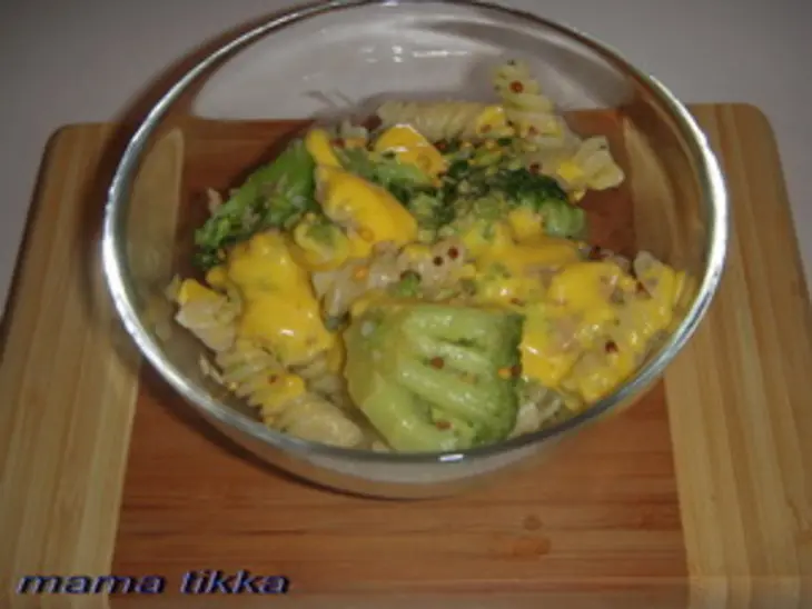 Салат  (nudelsalat)из макарон с тунцом: шаг 6