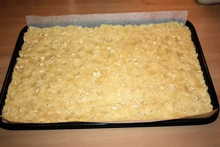 Песочные квадратики с джемом: шаг 4