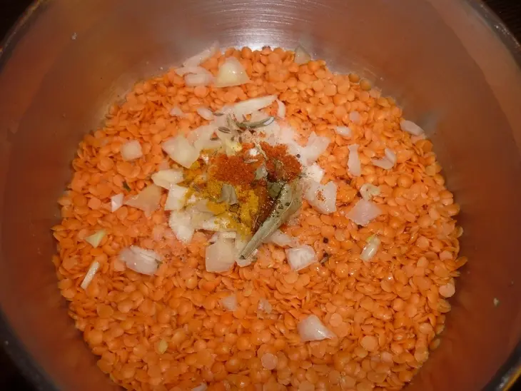 Чечевичное карри (dhal): шаг 2