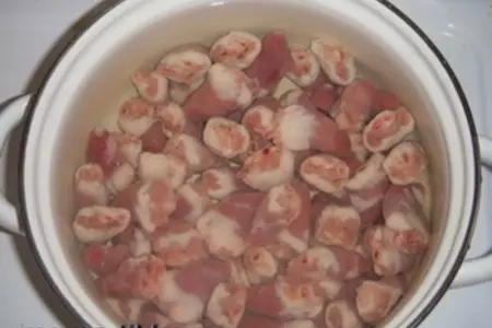 Суп из куриных сердечек: шаг 2