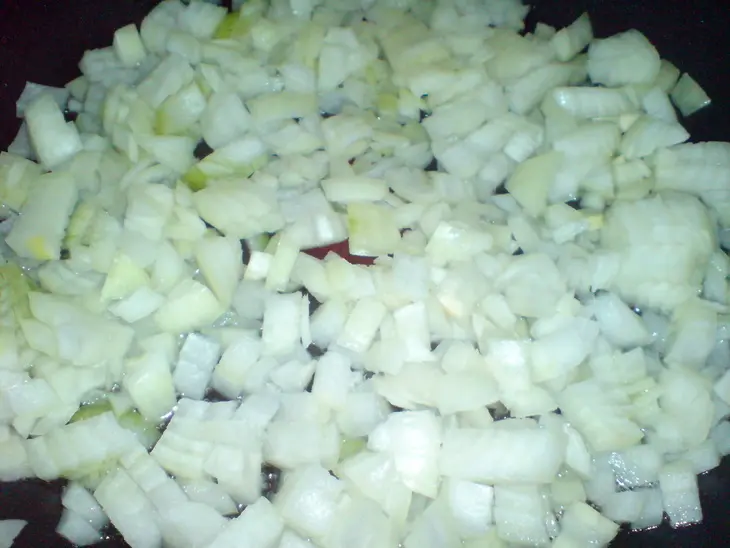 Открытый пирог с грибами и картофелем: шаг 2