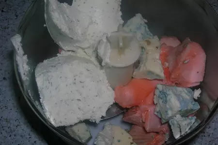 Рыбный паштет в сырных корзиночках "похрустим под бой курантов" ": шаг 6