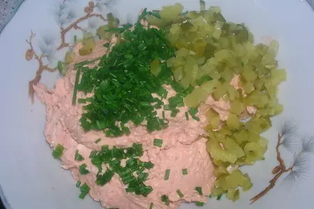 Рыбный паштет в сырных корзиночках "похрустим под бой курантов" ": шаг 7