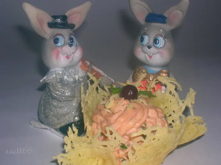 Рыбный паштет в сырных корзиночках "похрустим под бой курантов" ": шаг 9