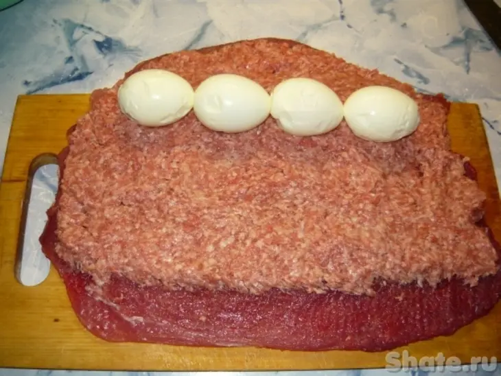 Мясной рулет на новый год "кролик": шаг 1