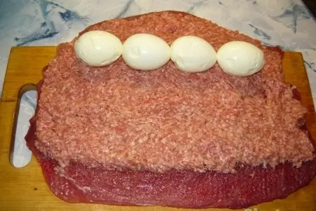 Мясной рулет на новый год "кролик": шаг 1