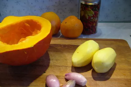 Тыквенно-апельсиновый суп-крем с курицей: шаг 2