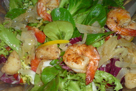 Салат "ассорти"  рыбно-овощной: шаг 9