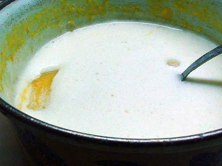 Тонкий цитрусовый пирог с миндальными лепестками.: шаг 8
