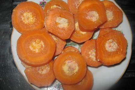 Морковь фаршированная мясом, в кляре: шаг 4