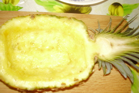 Фаршированный ананас: шаг 2