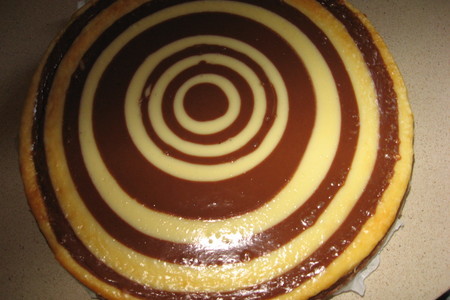 Торт "спираль"шоколадно-творожный: шаг 7