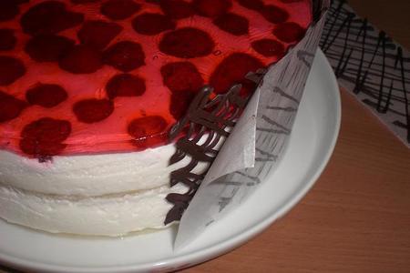 Торт "клубника в желе" любимому подарок на день рождения: шаг 5