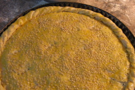 Пирог с зеленым луком.: шаг 4