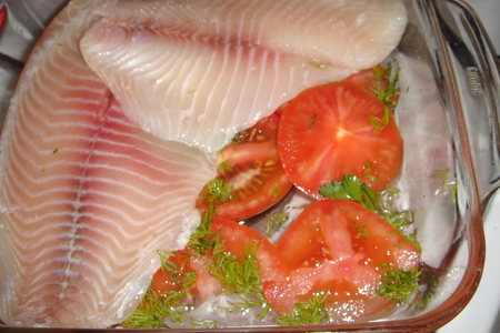 Рыба теляпия под сметанно-горчичным соусом: шаг 1