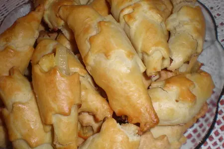 Рогалики с грушей и камамбером: шаг 9