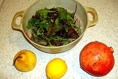 Салат из жареной курицы с грушей: шаг 3