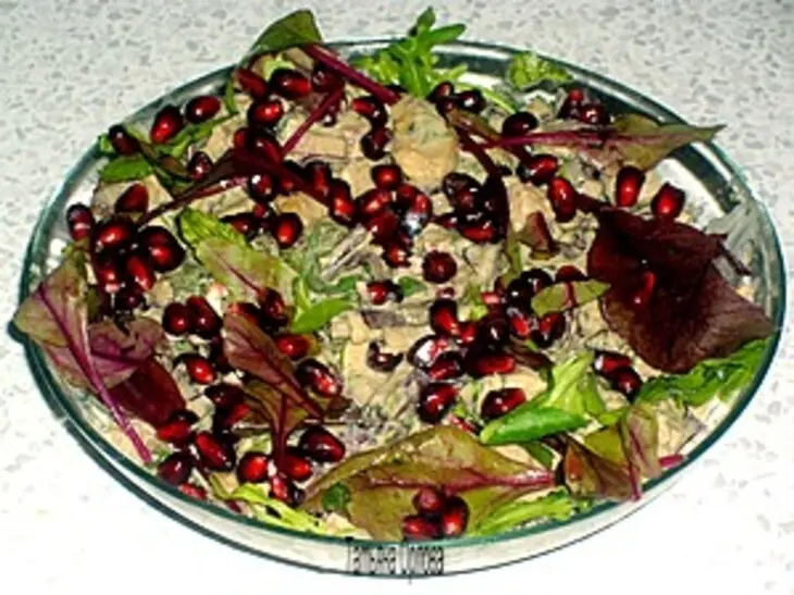 Салат из жареной курицы с грушей: шаг 5