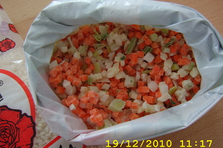 Куриные рулетики  с рисом и овощами.: шаг 2