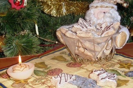 Рождественское печенье  № 2     "миндально коричные звёздочки": шаг 8