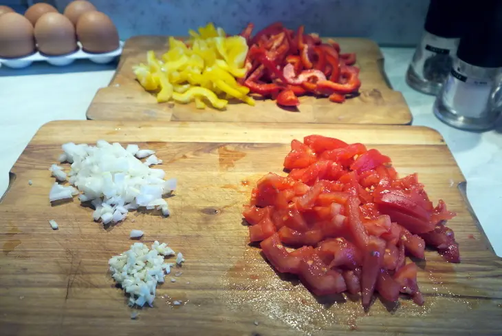 Баскская яичница piperade: шаг 2