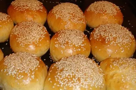 Булочки с кунжутом: шаг 2