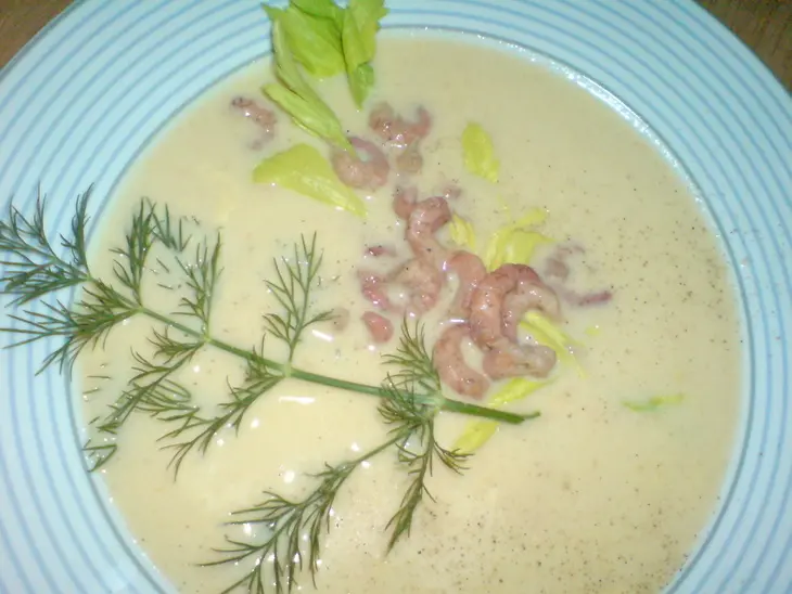 Бюзумский крем-суп с крабиками  „büsumer krabbensuppe“: шаг 8