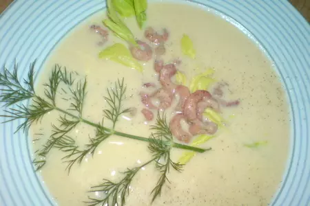 Бюзумский крем-суп с крабиками  „büsumer krabbensuppe“: шаг 8