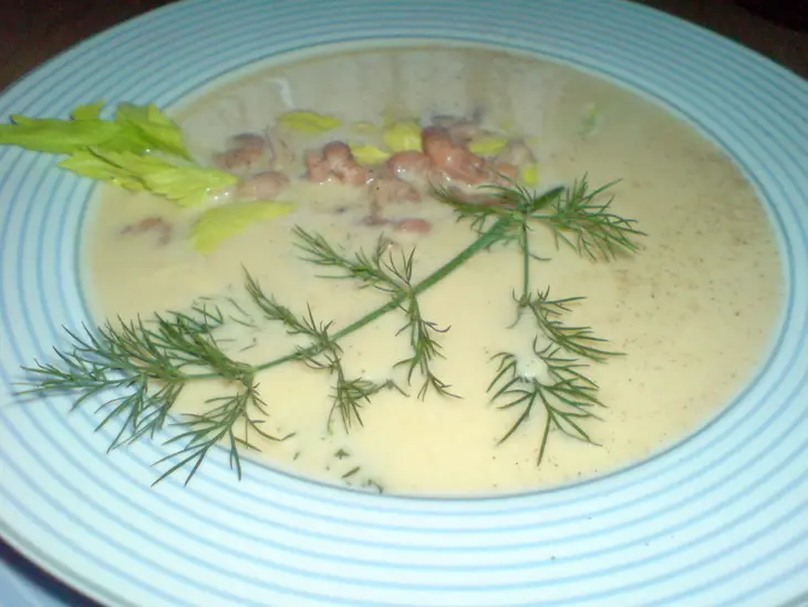 Бюзумский крем-суп с крабиками  „büsumer krabbensuppe“: шаг 9