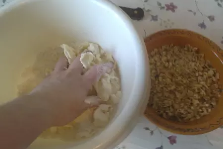 Торт " ореховый трюфель с черносливом": шаг 2