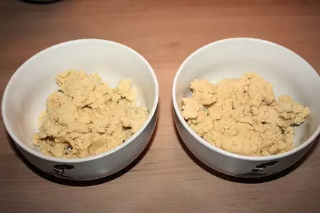 Печенье песочное «посохи» (candy cane cookies): шаг 1