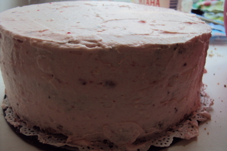 Маковый торт со сметанно-малиновым кремом /дуэль: шаг 19