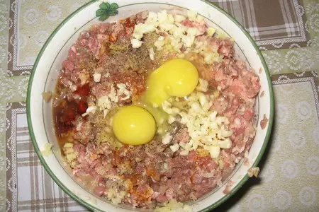 Конвертики с фаршем по китайски: шаг 2