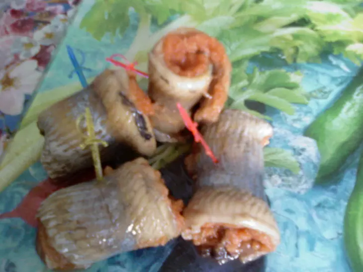 Рольмопсы с яблоками: шаг 7