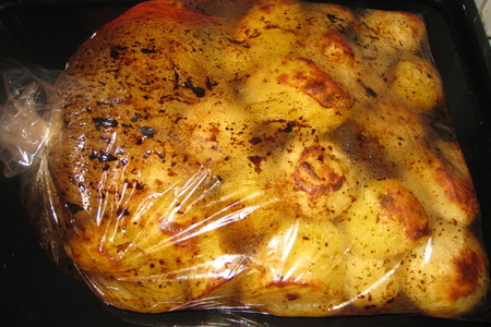 Картофель печеный в рукаве для запекания: шаг 3