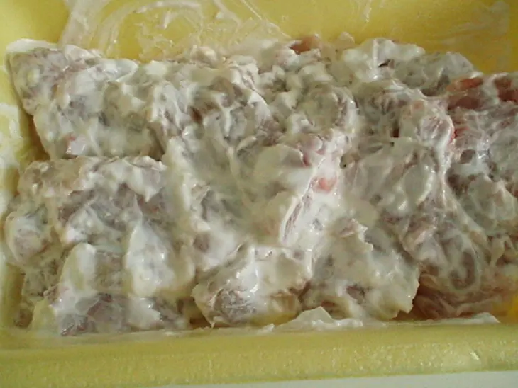 Курица с грибами в ореховом соусе: шаг 1