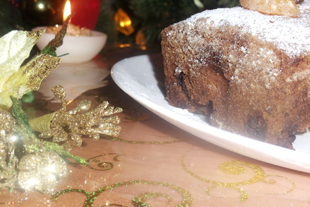 Рождественский кекс с карамелизованными мандаринами: шаг 6