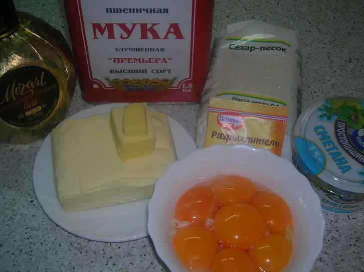 Торт " зимняя фантазия": шаг 1