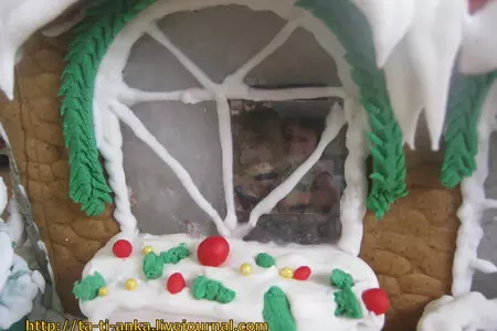 Пряничный домик  // gingerbread house: шаг 1