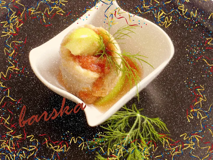 Рольмопсы с яблоками: шаг 10