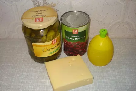 Салат "фасолька 3": шаг 1