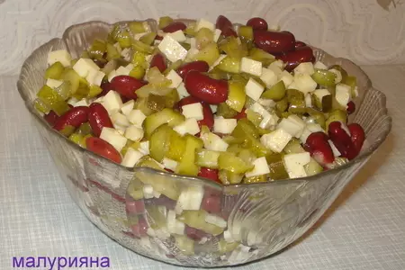 Салат "фасолька 3": шаг 3