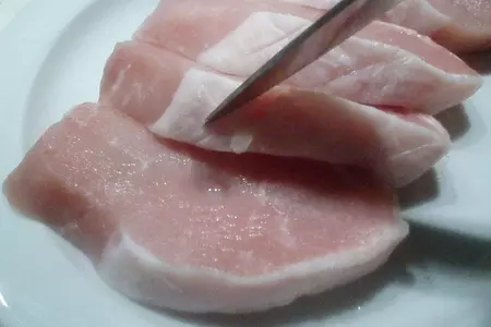 Мясные медальоны с рокфором: шаг 2
